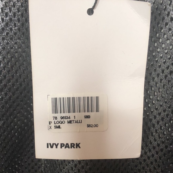 IVY PARK Metallic Mesh Crop Tee - Picture 7 of 8